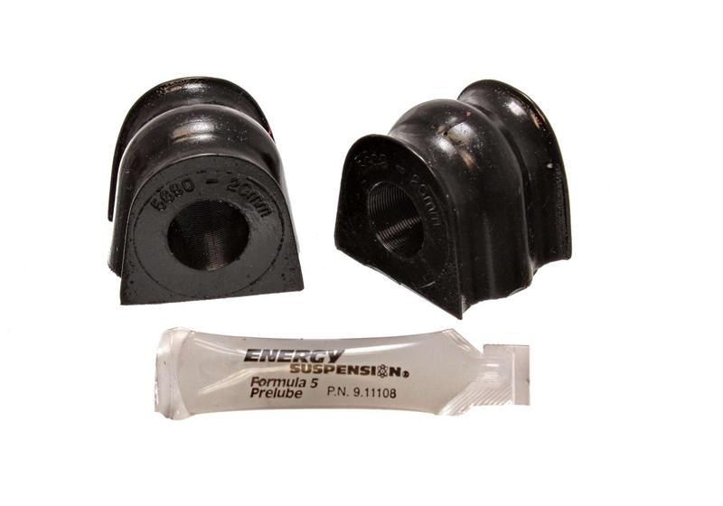 Subaru Impreza Sway Bar Bushing Set - Front - Energy Suspension - 20mm Hyper-Flex Polyurethane - Black - `02-`06